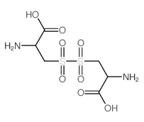 2-amino-3-(2-amino-2-carboxy-ethyl)sulfonylsulfonyl-propanoic acid结构式