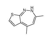 3,5-dimethyl-2H-thieno[2,3-c]diazepine结构式