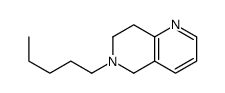 6-pentyl-7,8-dihydro-5H-1,6-naphthyridine Structure