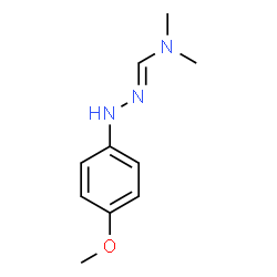 Methanehydrazonamide, N-(4-methoxyphenyl)-N,N-dimethyl- (9CI)结构式