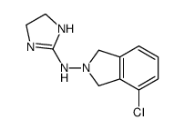 4-chloro-2-(2-imidazolin-2-ylamino)isoindoline Structure