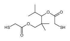 2,2-dimethyl-1-(1-methylethyl)-1,3-propanediyl bis(mercaptoacetate) structure