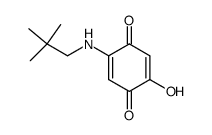 2,5-Cyclohexadiene-1,4-dione,2-[(2,2-dimethylpropyl)amino]-5-hydroxy-(9CI) Structure