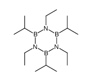 2,4,6-Triethyl-1,3,5-triisopropylborazine Structure