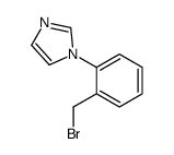 1-(2-(Bromomethyl)phenyl)-1H-imidazole Structure