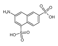 6-amino-1,4-naphthalene disulfonic acid结构式