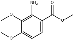 Benzoic acid, 2-aMino-3,4-diMethoxy-, Methyl ester结构式
