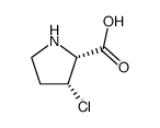 cis-3-Chlorprolin结构式