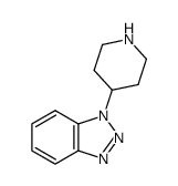 1-(4-piperidinyl)-1H-benzotriazole结构式