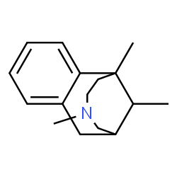 1,6-Methano-1H-4-benzazonine,2,3,4,5,6,7-hexahydro-1,4,12-trimethyl-(9CI) structure