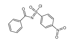 N-benzoyl-4-nitrobenzenesulfonimidoyl chloride Structure