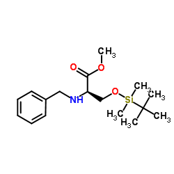 (R)-methyl 2-(benzylamino)-3-((tert-butyldimethylsilyl)oxy)propanoate picture