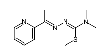 methylN,N-dimethyl-N'-(1-(pyridin-2-yl)ethylidene)carbamohydrazonothioate结构式