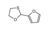 2-(furan-2-yl)-1,3-oxathiolane Structure