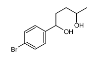 1-(4-bromophenyl)pentane-1,4-diol结构式