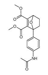 dimethyl 3-(p-acetamidophenyl)-3,6-endoxotetrahydro-4,5-phthalate结构式