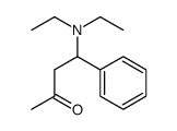 4-(diethylamino)-4-phenylbutan-2-one结构式