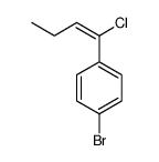 1-bromo-4-(1-chlorobutenyl)benzene结构式