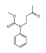 methyl N-(3-oxobutyl)-N-phenylcarbamate Structure