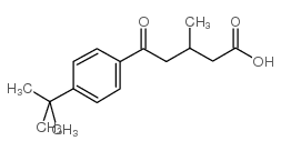 5-(4-TERT-BUTYLPHENYL)-3-METHYL-5-OXOVALERIC ACID structure