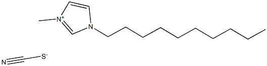 1H-Imidazolium, 1-decyl-3-methyl-, thiocyanate Structure