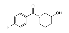 1-(4-氟苯甲酰基)-3-哌啶醇结构式