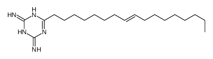 6-(8-heptadec-8-en-1-yl)-1,3,5-triazine-2,4-diamine结构式