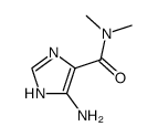 5-amino-N,N-dimethyl-1H-imidazole-4-carboxamide结构式