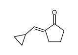 (E)-2-(cyclopropylmethylene)cyclopentanone结构式