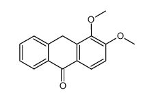 3,4-dimethoxy-anthrone Structure