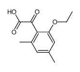 (2-ethoxy-4,6-dimethyl-phenyl)-glyoxylic acid Structure