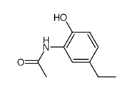 acetic acid-(5-ethyl-2-hydroxy-anilide) Structure
