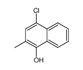 4-chloro-2-methyl-[1]naphthol结构式