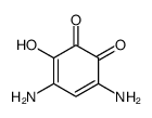 o-Quinone,4,6-diamino-3-hydroxy- (2CI) Structure