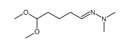 N'-(5,5-dimethoxy-pentylidene)-N,N-dimethyl-hydrazone Structure