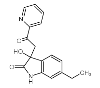 6-ETHYL-3-HYDROXY-3-(2-OXO-2-PYRIDIN-2-YL-ETHYL)-1,3-DIHYDRO-INDOL-2-ONE Structure