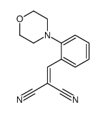 2-[(2-morpholin-4-ylphenyl)methylidene]propanedinitrile Structure