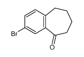 3-BroMo-6,7,8,9-tetrahydro-5H-benzo[7]annulen-5-one Structure