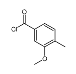 Benzoyl chloride, 3-methoxy-4-methyl- (9CI)结构式