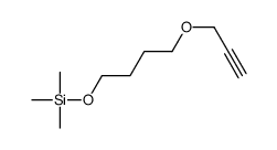 trimethyl(4-prop-2-ynoxybutoxy)silane结构式