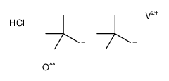 2-methanidyl-2-methylpropane,oxovanadium(2+),hydrochloride Structure