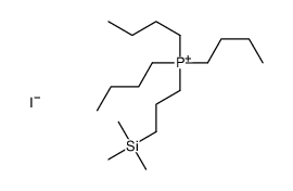 tributyl(3-trimethylsilylpropyl)phosphanium,iodide Structure