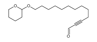 13-(oxan-2-yloxy)tridec-2-ynal结构式