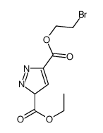 5-O-(2-bromoethyl) 3-O-ethyl 3H-pyrazole-3,5-dicarboxylate Structure