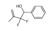 2,2-Difluoro-3-methyl-1-phenyl-but-3-en-1-ol Structure