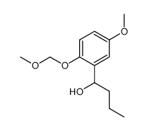 3-(1-Hydroxybutyl)-4-(methoxymethoxy)anisole Structure