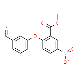 METHYL 2-(3-FORMYLPHENOXY)-5-NITROBENZENECARBOXYLATE picture