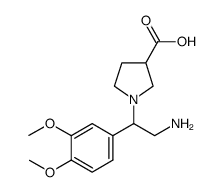 1-[2-AMINO-1-(3,4-DIMETHOXY-PHENYL)-ETHYL]-PYRROLIDINE-3-CARBOXYLICACID picture
