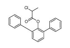 (2,6-diphenylphenyl) 2-chloropropanoate结构式