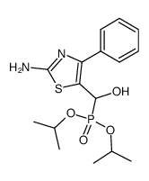 ((2-Amino-4-phenyl-5-thiazolyl)hydroxymethyl)phosphonsaeure-diisopropylester结构式